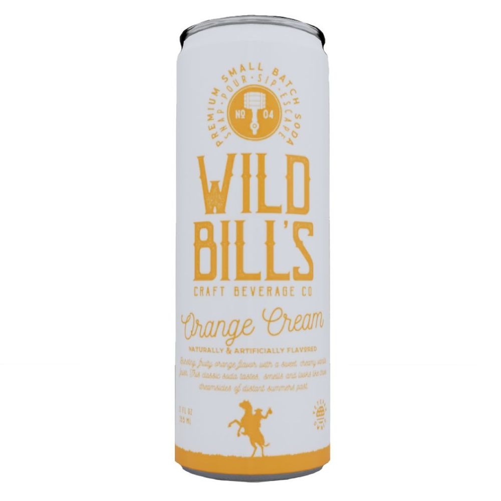 Wild Bills Craft Orange Cream Soda, 12 Fluid Ounce -- 12 per case