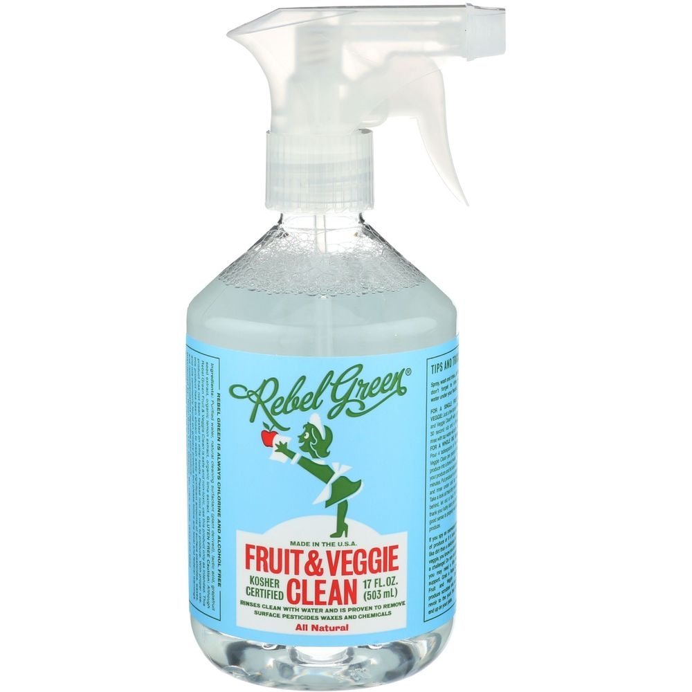 Rebel Green Fruit and Veggie Cleaning Spray, 17 Fluid Ounce -- 12 per case
