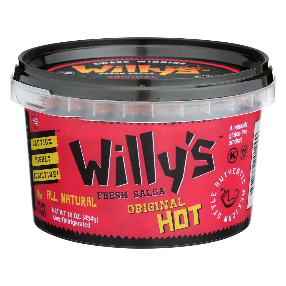 Willys Original Hot Fresh Salsa, 16 Ounce -- 6 per case