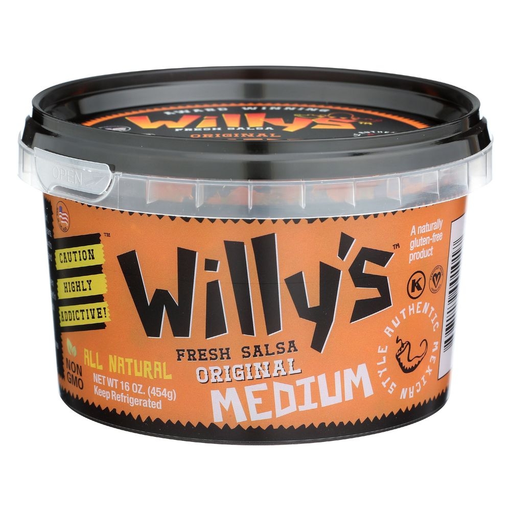 Willys Original Medium Fresh Salsa, 16 Ounce -- 6 per case