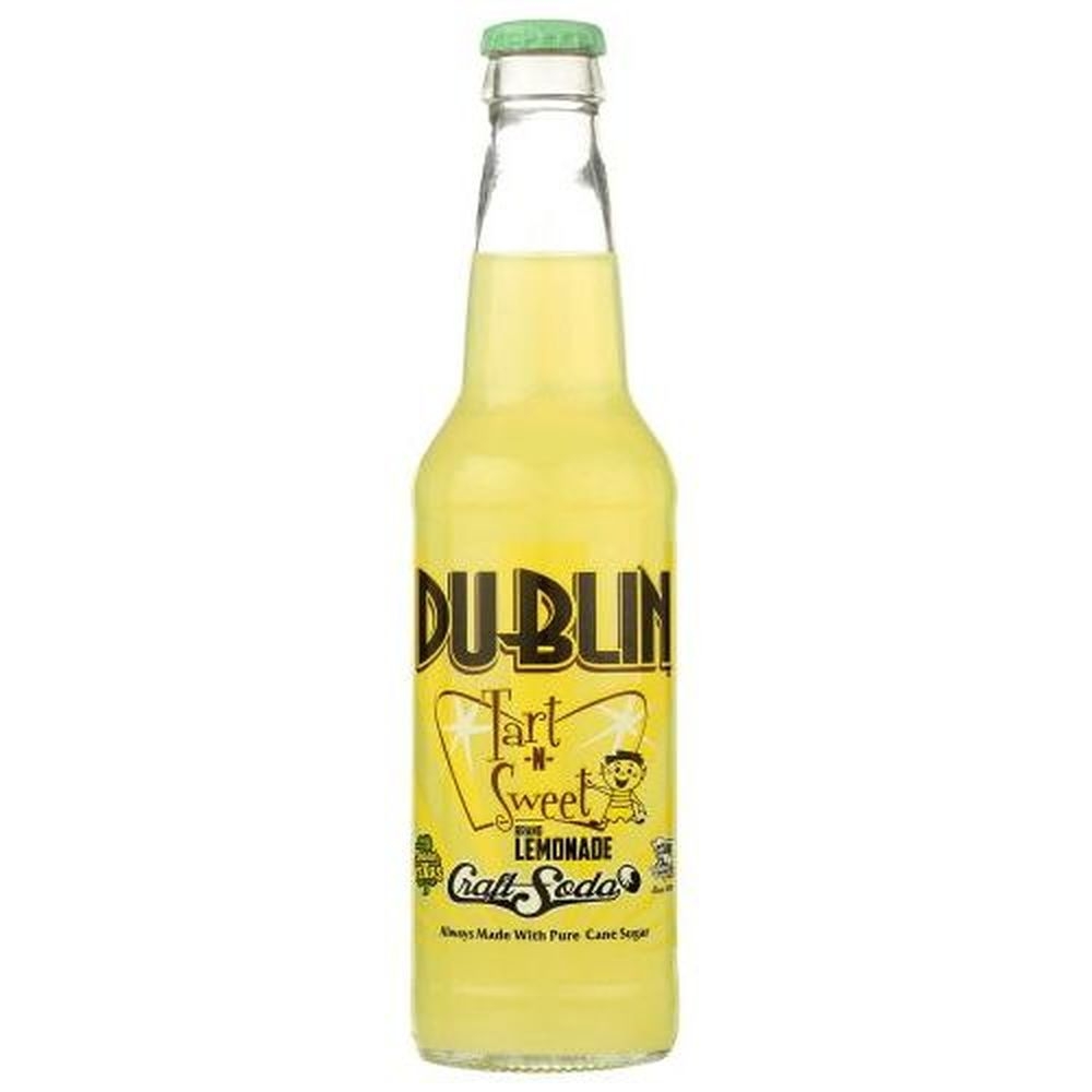 Dublin Soda Tart N Sweet Lemonade Soda, 12 Fluid Ounce -- 24 per case