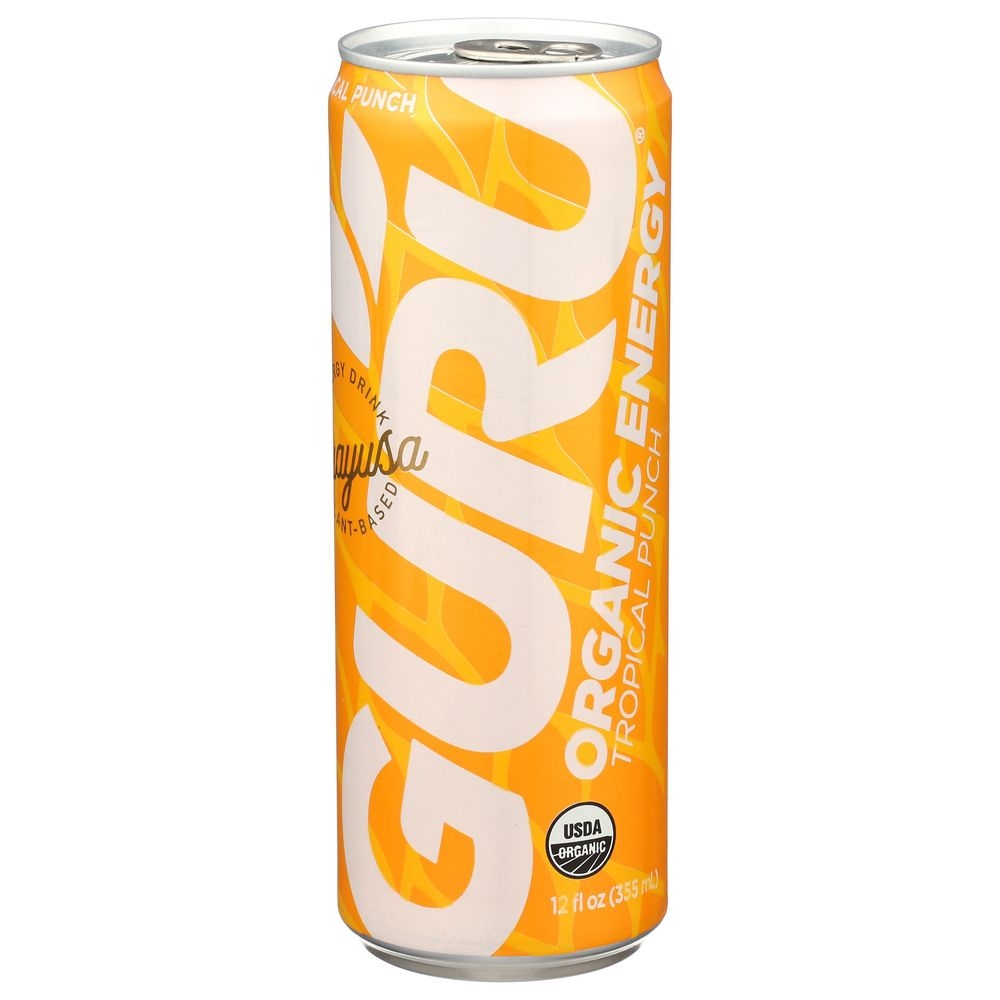 Guru Organic Guayusa Tropical Punch Energy Drink, 12 Ounce -- 24 per case