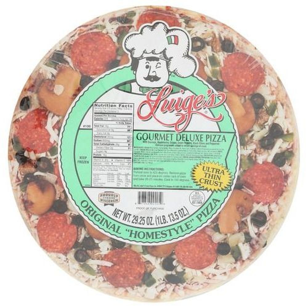 Luiges Gourmet Deluxe Thin Pizza Crust, 29.25 Ounce -- 6 per case