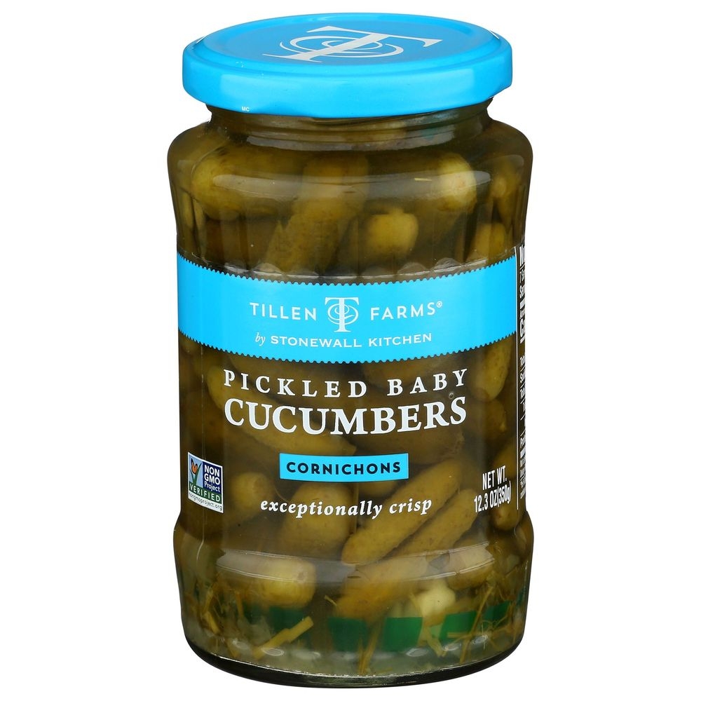 Tillen Farms Pickled Baby Cucumbers, 12.3 Ounce -- 6 per case