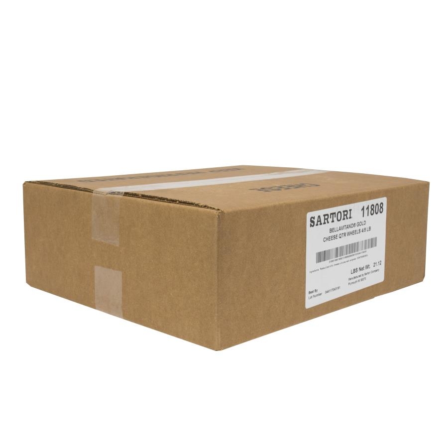 Bellavitano Gold 1/4 Wheel Cheese, 5 Pound -- 4 per case.