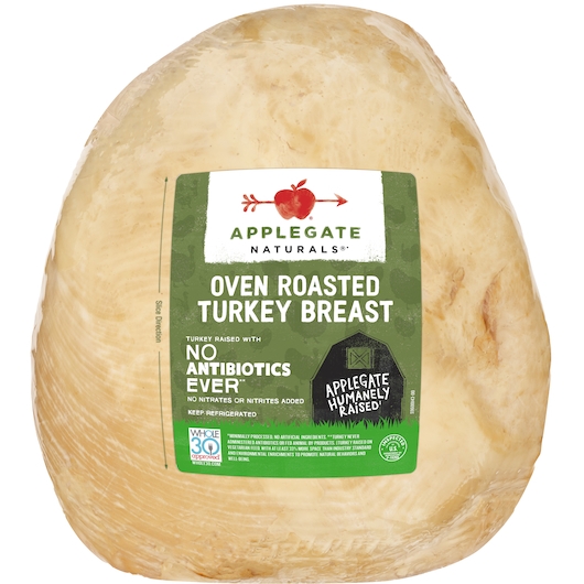 Applegate Antibiotic Free Oven Roasted Turkey Breast, 5 Pound -- 2 per case