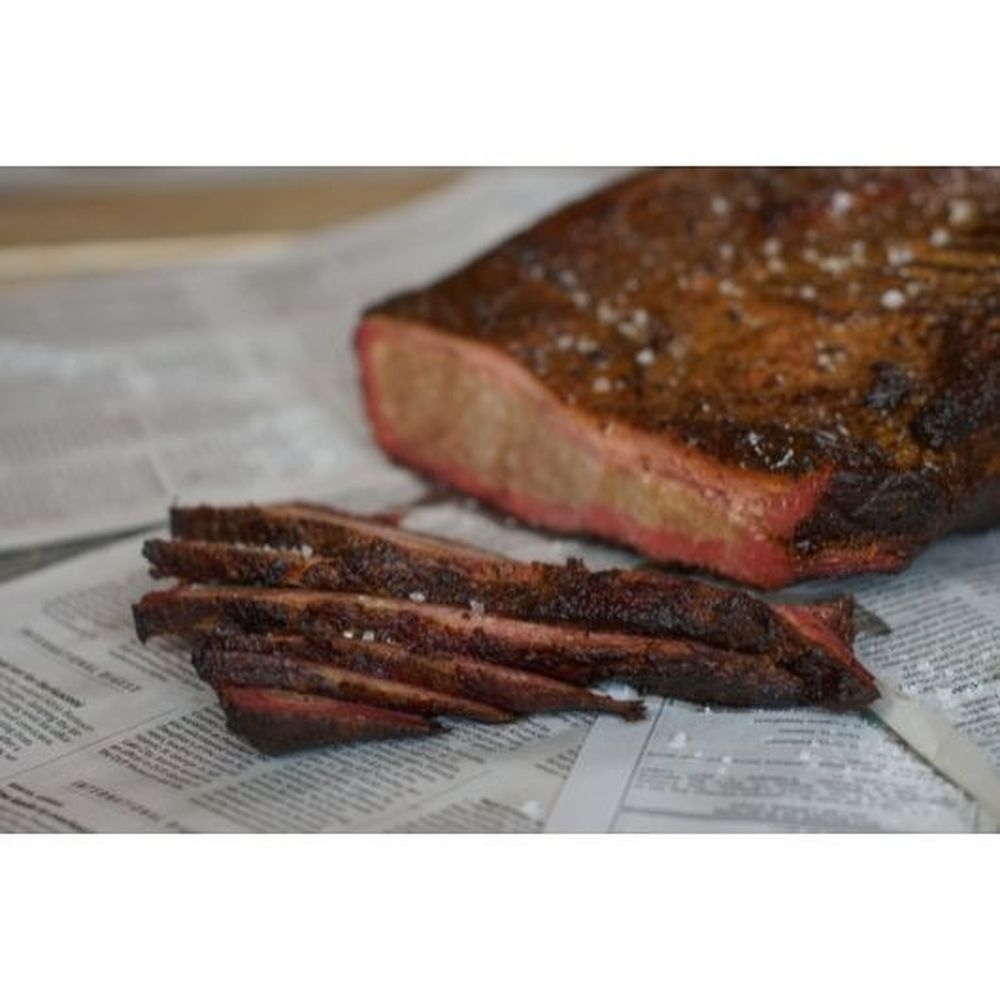 Double L Ranch Sliced Smoked Beef Brisket, 2.5 Pound -- 4 per case