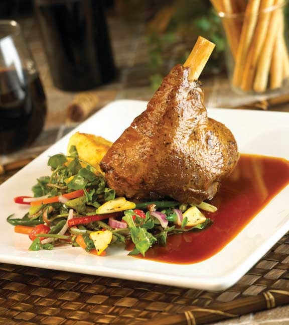 Bonewerks Culinarte Braised Lamb Shank Meat - Fully Cooked -- 12 per case.