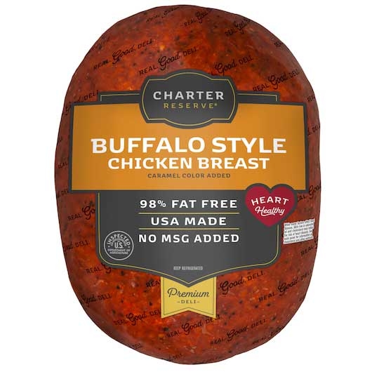 Charter Reserve Buffalo Style Chicken Breast, 5.5 Pound -- 3 per case
