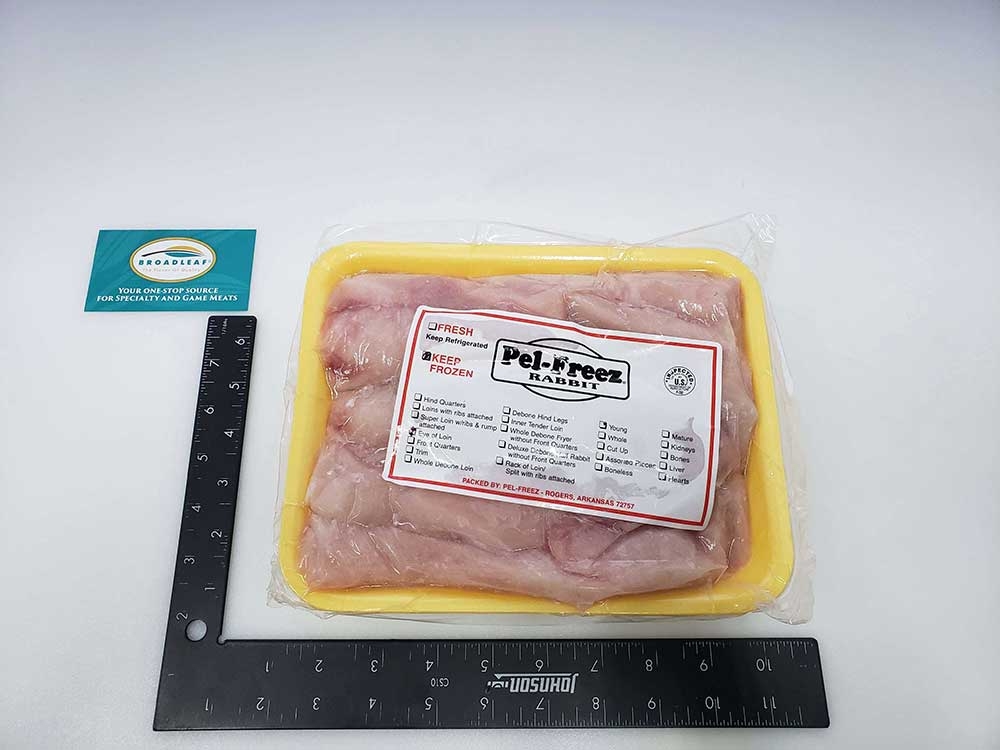 Pel Freeze Rabbit Striploin, 12 Ounce -- 18 per case