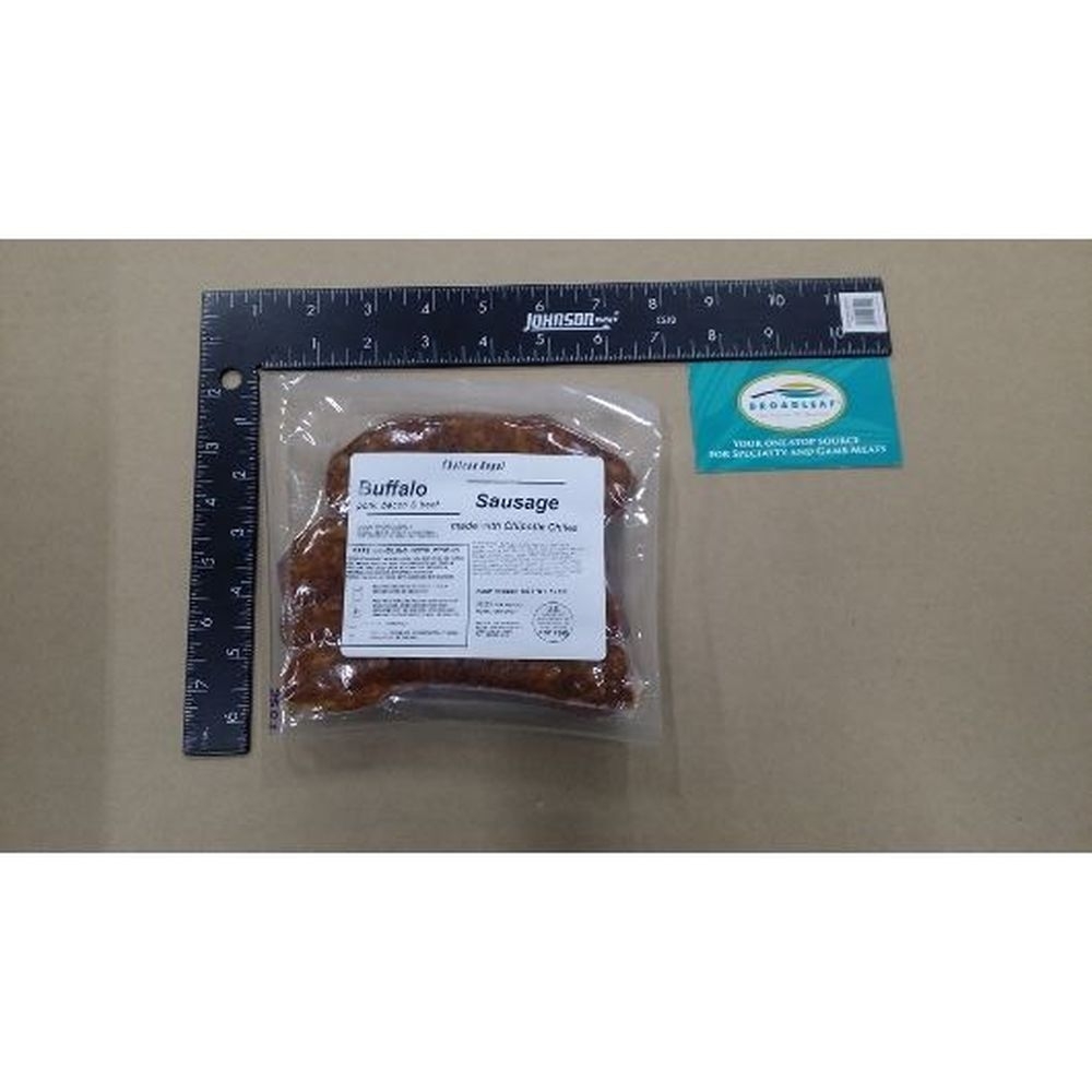 Chateau Royal Chipotle Chili Bison Sausage, 3 Ounce -- 48 per case