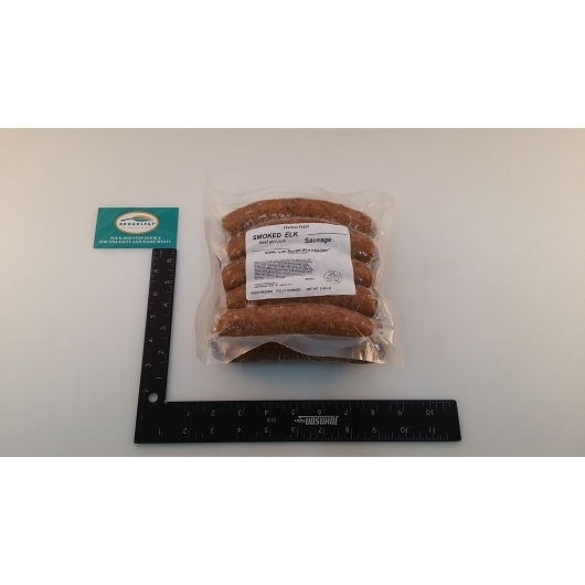Chateau Royal Smoked Elk Sausage, 3.6 Ounce -- 40 per case