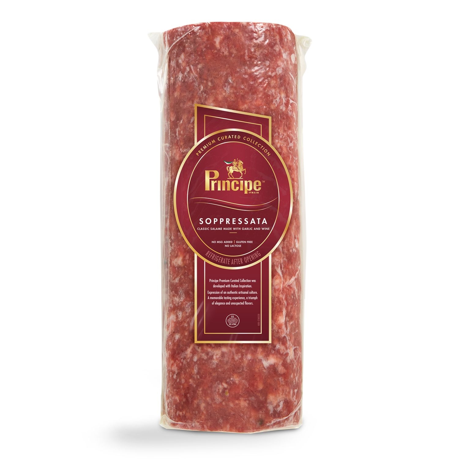 Principe Bulk Soppressata, 3.5 Pound -- 2 per case