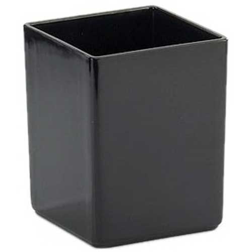 Cal-Mil Black Melamine Box for Salad Bar, 5 x 5 x 6 inch