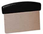 American Metalcraft Dough Cutter and Scraper with Plastic Handle, 4.5 x 6 inch