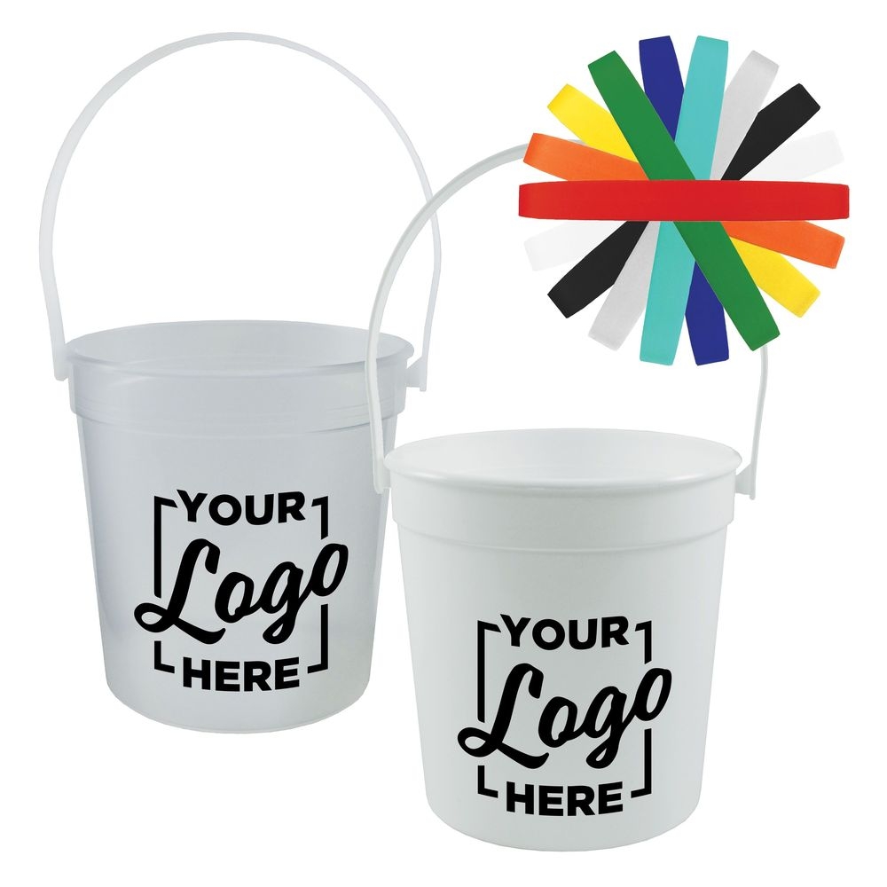 HOWW Polypropylene Rum Bucket, 32 Ounce Capacity -- 192 per case