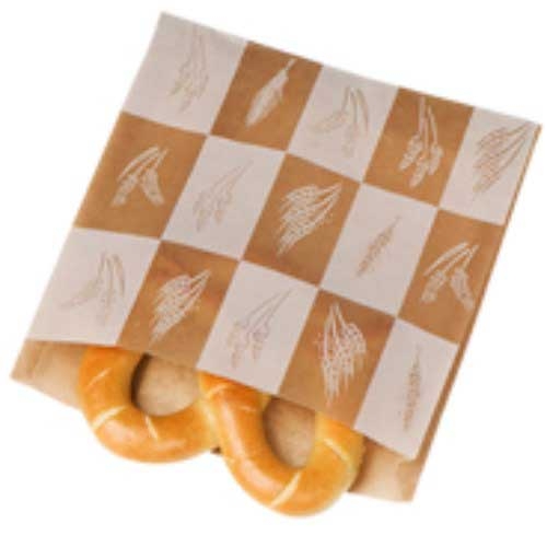 Ecocraft Artisan Single-Serve Kraft Paper Dry Wax Bag with Dispenser, 6 x 3/4 x 6 1/2 inch -- 1000 per case