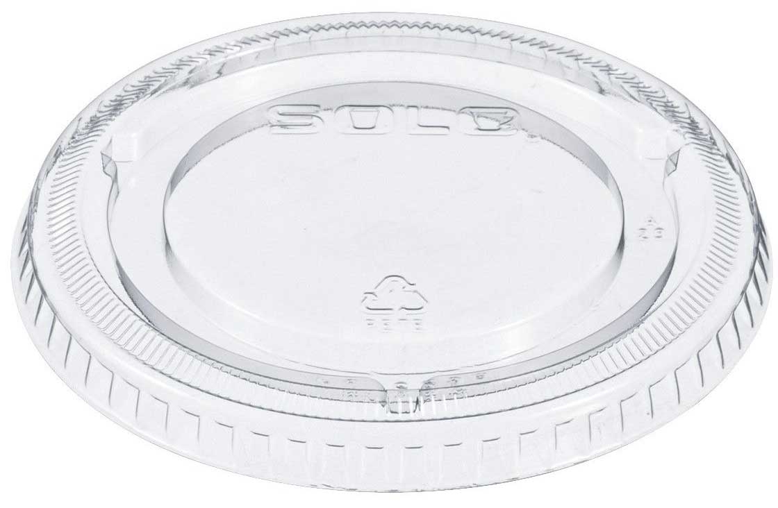 Solo PET Clear Cup Lid Only -- 1000 per case