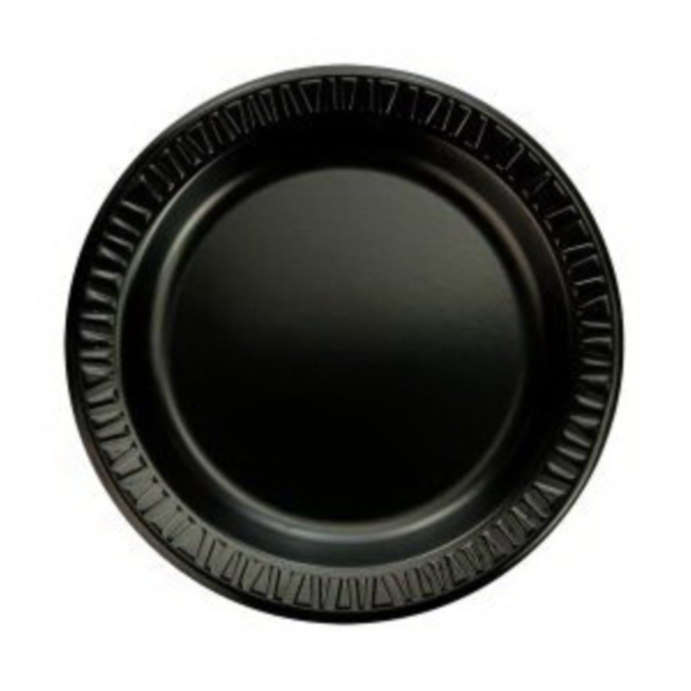 Quiet Classic Black EPS Plate, 9 inch Width -- 500 per case