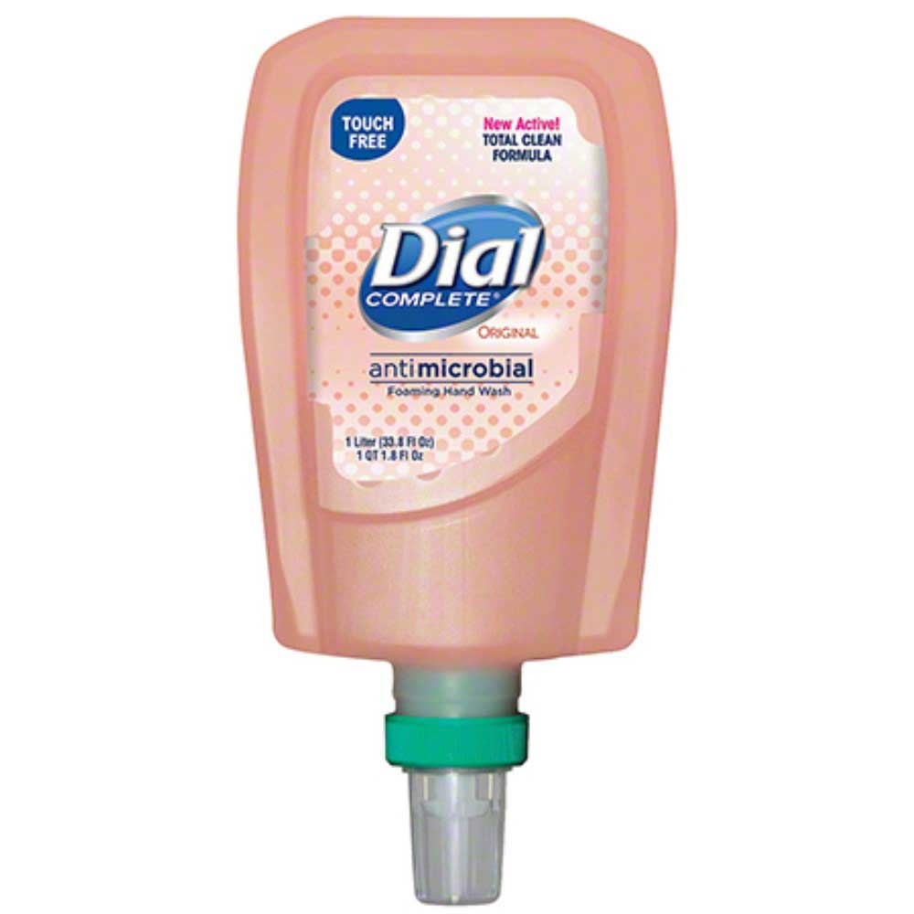 Dial Complete Orange Foam Soap for Fit Touch Free Dispenser, 1 Liter -- 3 per case