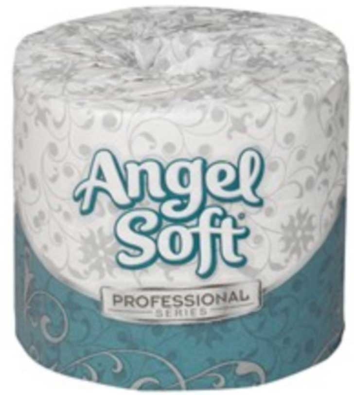 Georgia-Pacific Angel Soft Professional Series 2-Ply White Paper Bath Tissue, 4.05 x 4 inch -- 80 per case