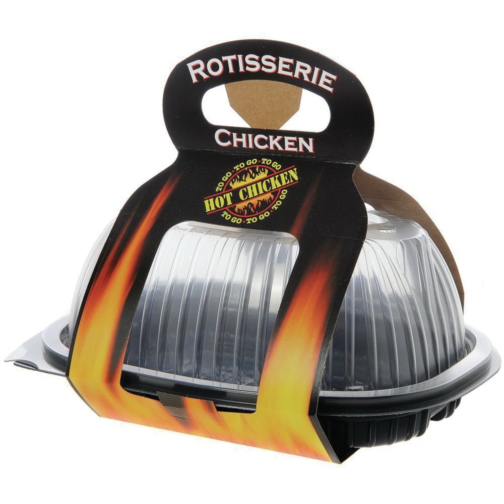 Indiana Carton Cardboard Rotisserie Chicken Sleeve -- 350 per case
