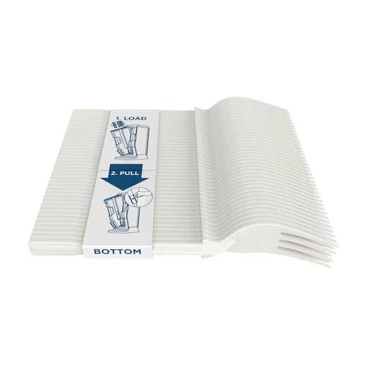 Georgia-Pacific Dixie Ultra Smartstock CPLA Natural Disposable Compostable Fork, 6.45 inch -- 960 per case