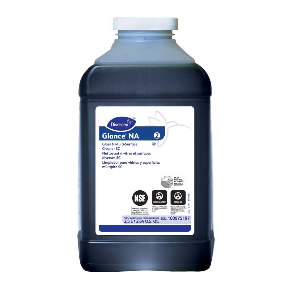 Glance Blue Glass and Multi-Surface Cleaner for J-Fill, 2.5 Liter -- 2 per case
