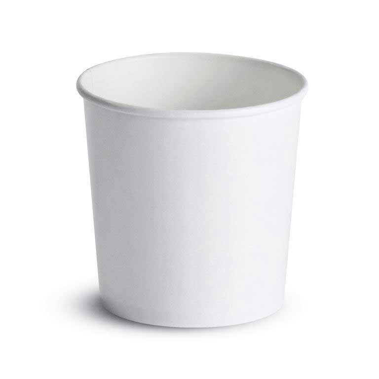 Huhtamaki White Paperboard Soup Container, 16 Ounce Capacity -- 1000 per case