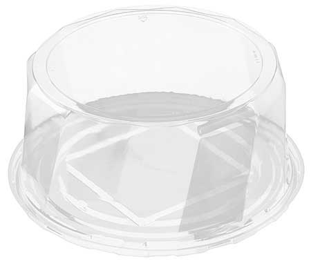 Polar Pak Round Clear Base and Dome Combo Cake Container, 9 x 5.25 inch -- 100 per case