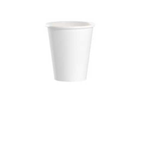 Solo White Single Sided Poly Paper Hot Cup, 6 Ounce Capacity -- 1000 per case