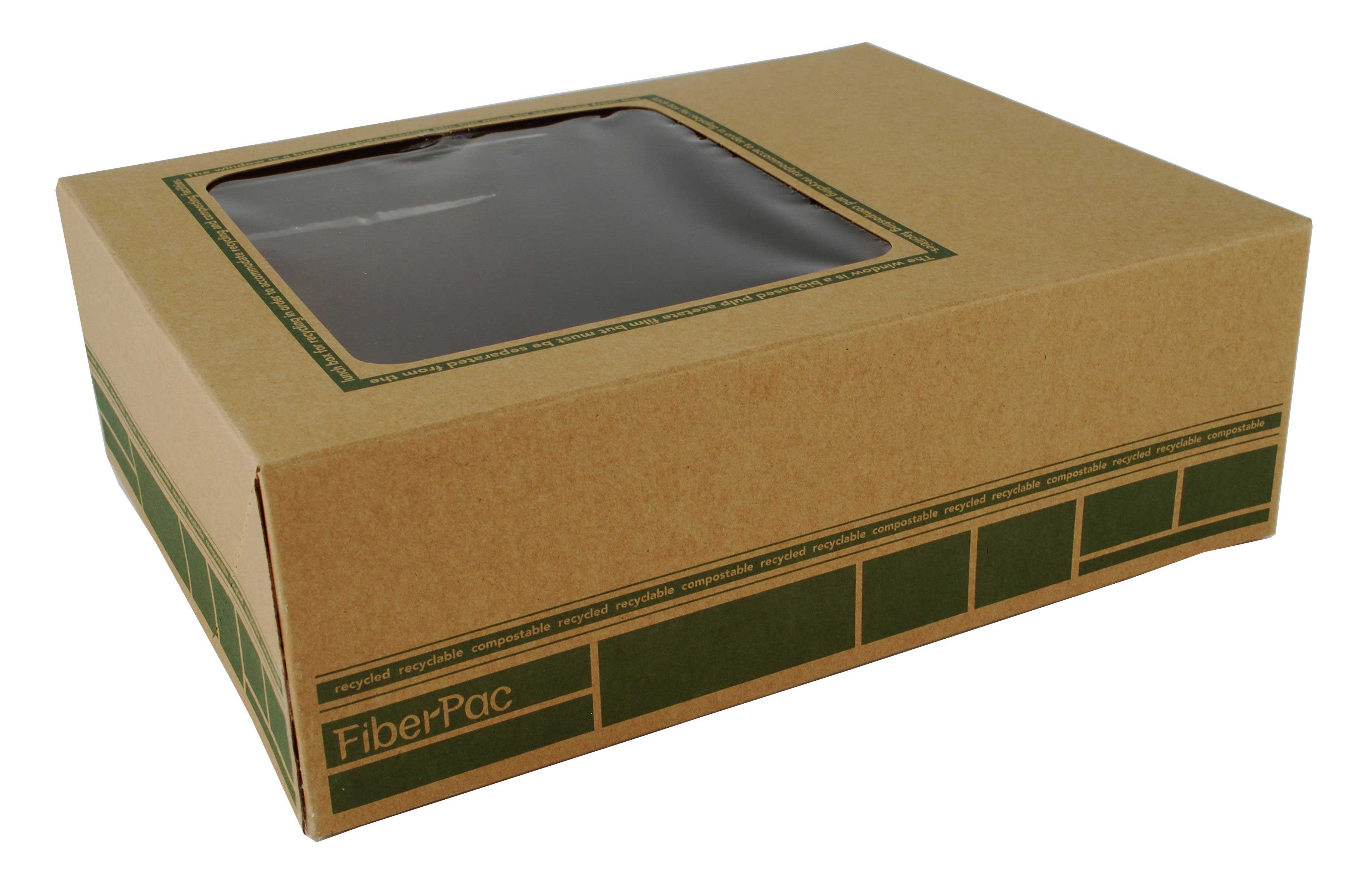 Southern Champion Tray FiberPac Lunch Box, 9 1/4 x 7 3/8 x 3 1/8 inch -- 200 per case.
