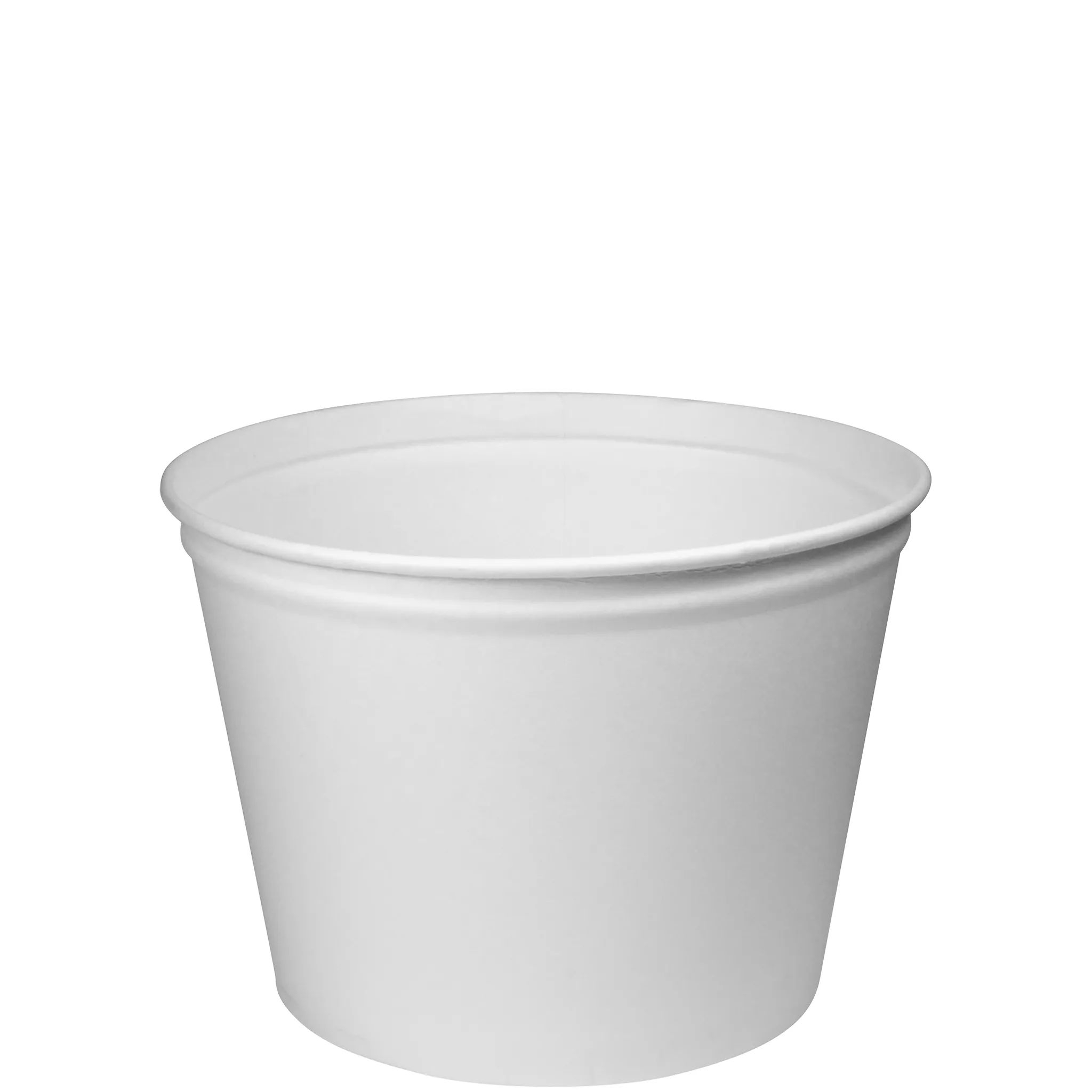 Sweetheart White Non Coated Paper Tub/Bucket Container, 53 Ounce -- 300 per case.