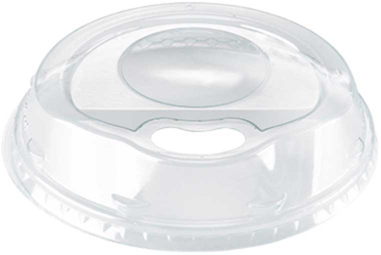 Clear Sip Thru Plastic Dome Lid For 16 to 24 Oz Cold Cups, 100 per pack -- 10 packs per case