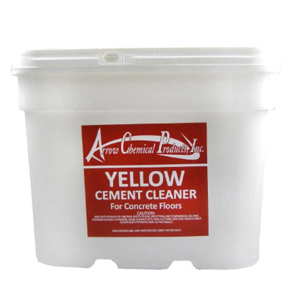 Arrow Chemical Yellow Concrete Powder Cleaner, 25 Pound Pail