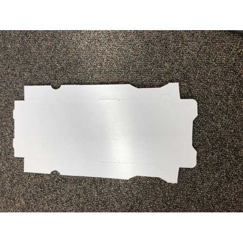 Arvco White E-Flute Pizza Box - 50 per bundle