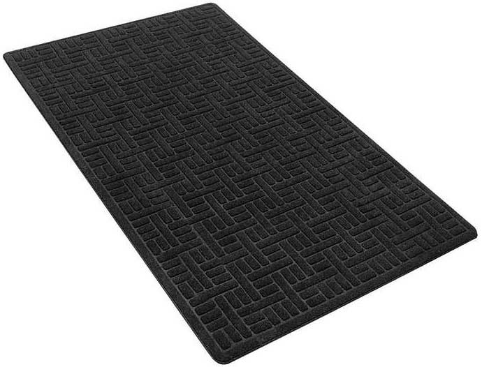 Apache Mills Gray Door Mat, 3 x 5 Feet