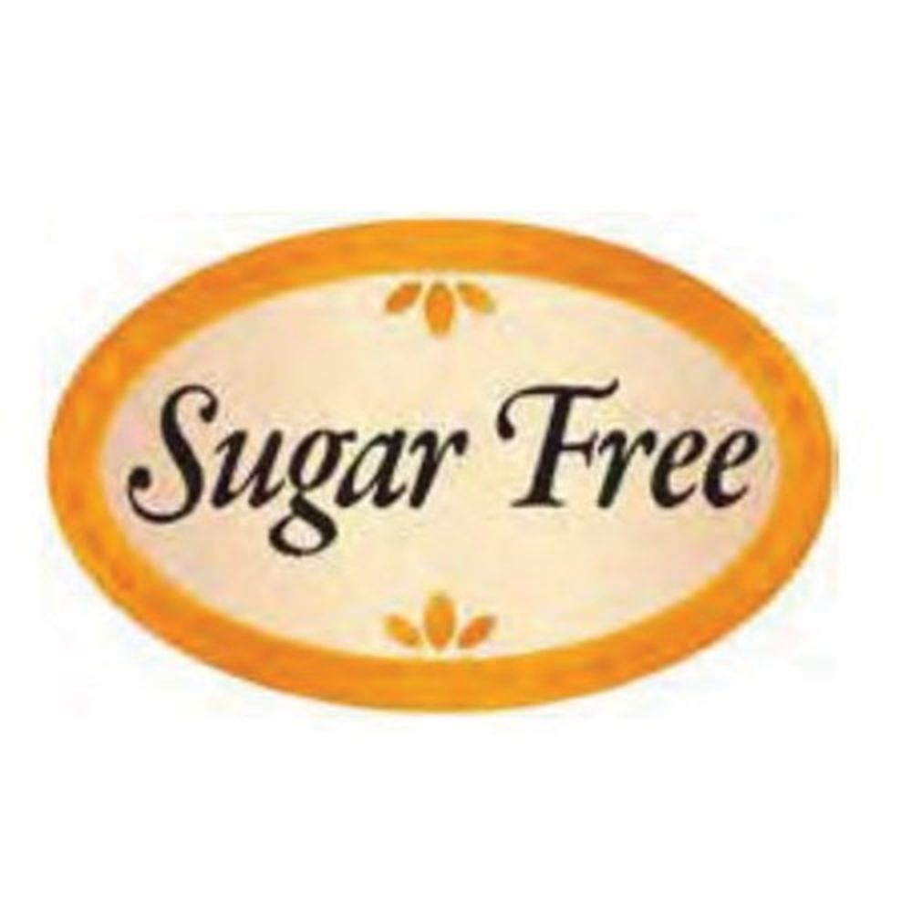 Bollin Organic Sugar Free Oval Label -- 1000 per roll