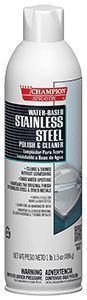 Chase Champion Sprayon Water-Based Stainless Steel Polish and Cleaner, 17.5 Ounce -- 12 per case.