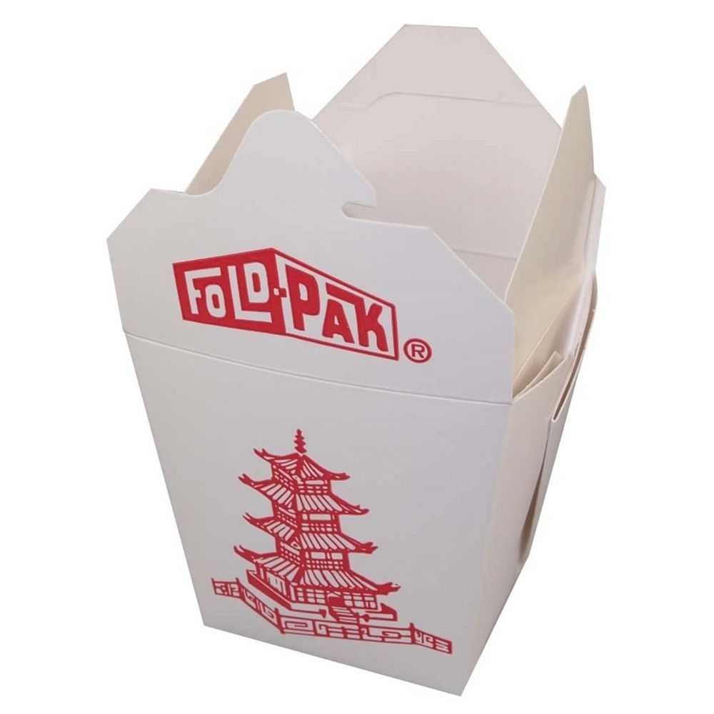 Fold-Pak Pagoda Food Pail without Wire, 64 Ounce Capacity -- 150 per case