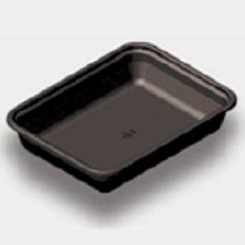 Sonoco Plastics Rectangular Black CPET Tray -- 368 per case