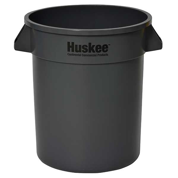 American Plastics Huskee Gray Container, 20 Gallon -- 6 per case