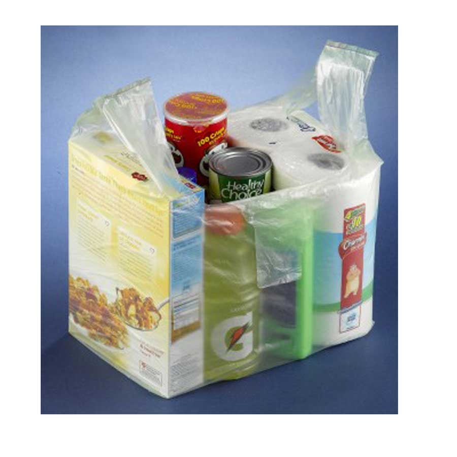 Crown Poly Hippo Sak Black Bockwinkels Grocery Bag -- 432 per case