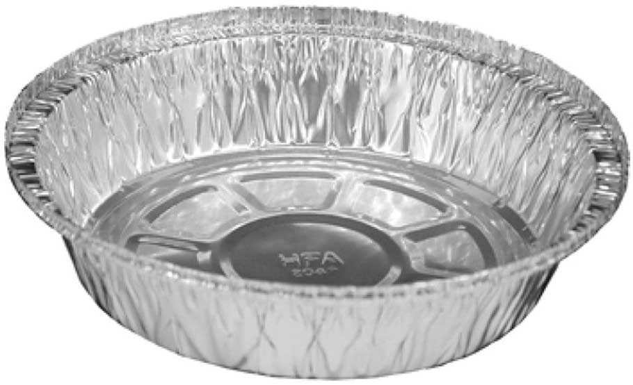Handi Foil Aluminum Silver Round Container, 7 inch -- 500 per case