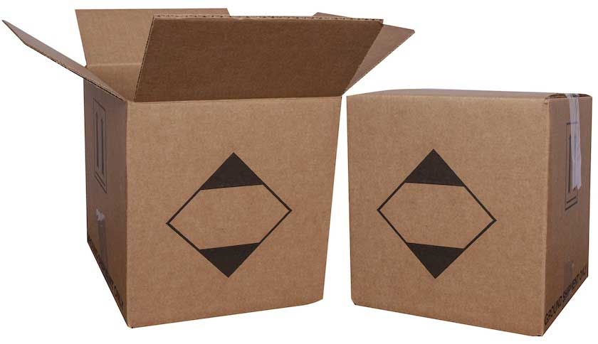 Veritiv Kraft Small Regular Paper Box, 9.125 x 9.125 x 9.5 inch -- 15 per case