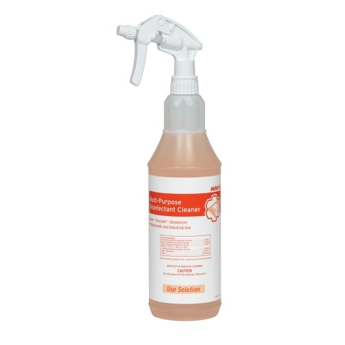 Ecolab Polypropylene Multi Purpose Disinfectant Cleaner, 32 Ounce Spray Bottle -- 12 per case