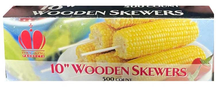 Poly King 4.2 MM Wood Skewer -- 1500 per case