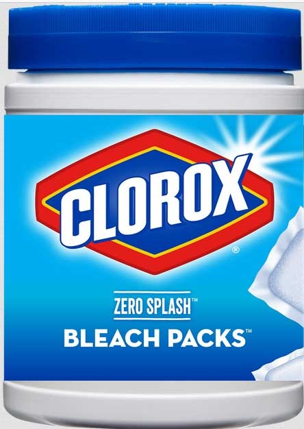 Clorox Zero Splash Bleach Pack, 12 count -- 72 per case