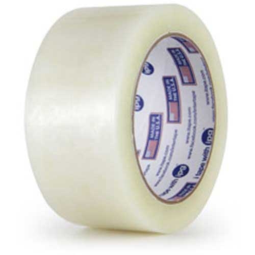 Intertape Polymer Clear/Tan BOPP Machine Length Hot Melt Packing Tape -- 6 per case