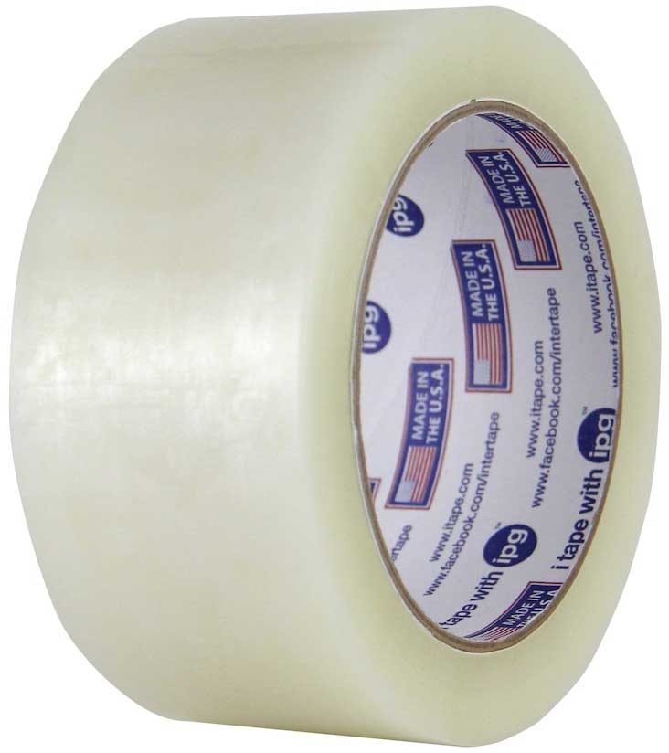Intertape Polymer Group 1.60 Mil Clear Hot Melt Carton Sealing Tape, 2 inch x 110 Yards -- 36 per case